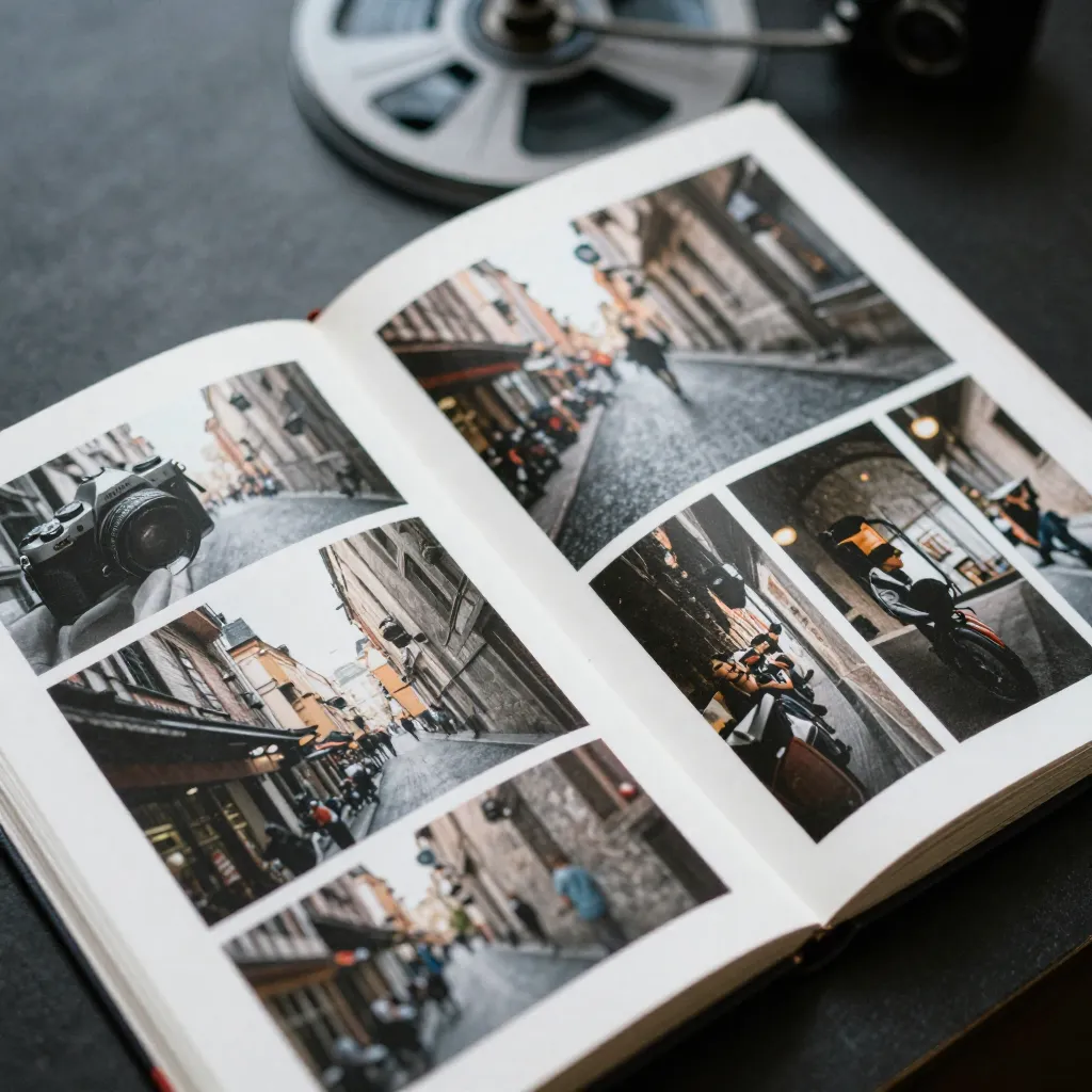 Photography technique demonstration